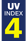 UV Index 4, mittel
